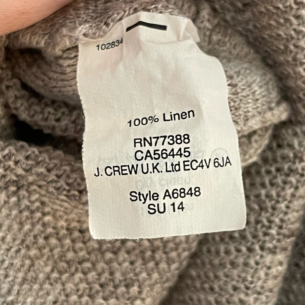 Women’s Madewell linen cardigan. - Picture 8 of 8